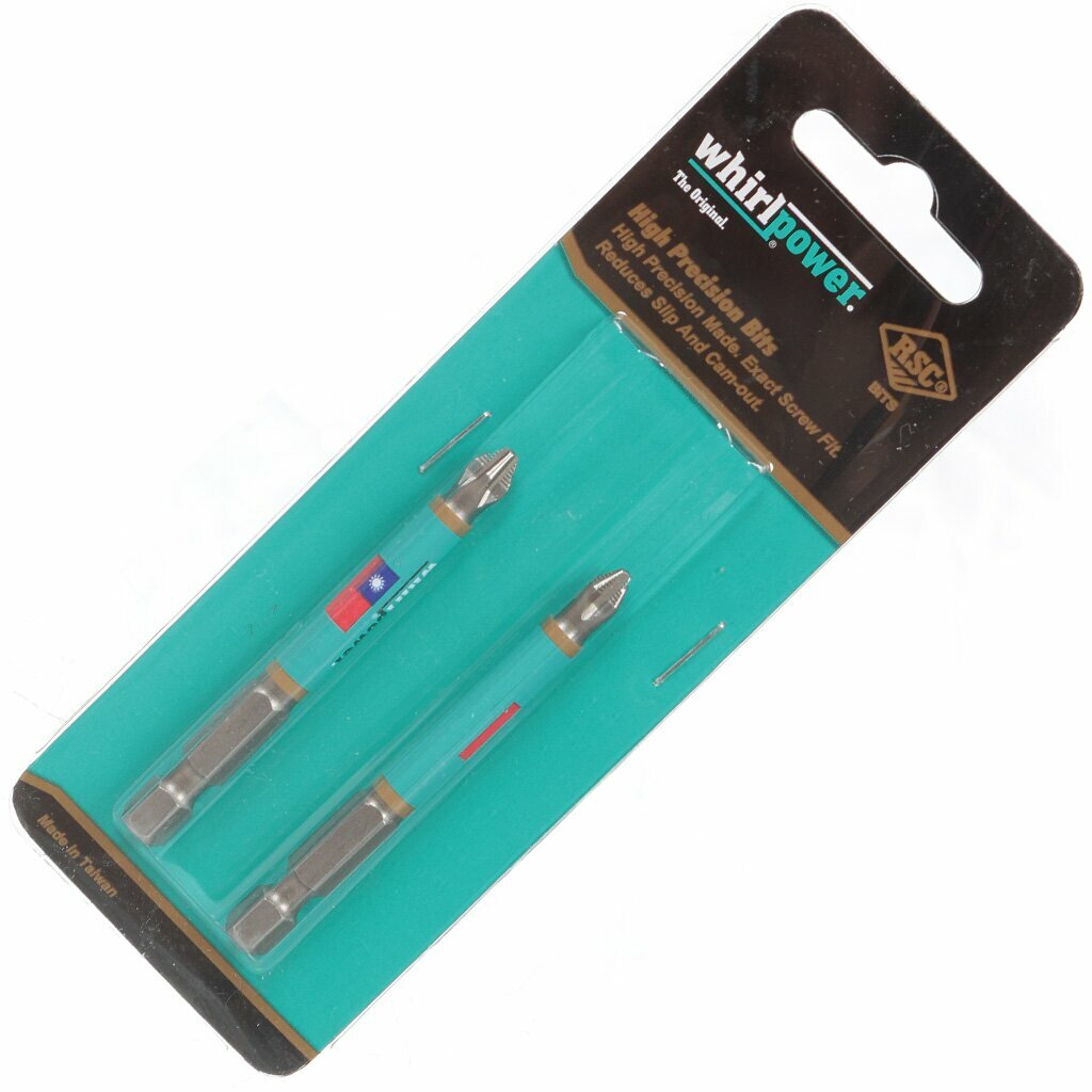 Набор бит для больших нагрузок Whirlpower Ph2 70 мм 2 шт блистер
