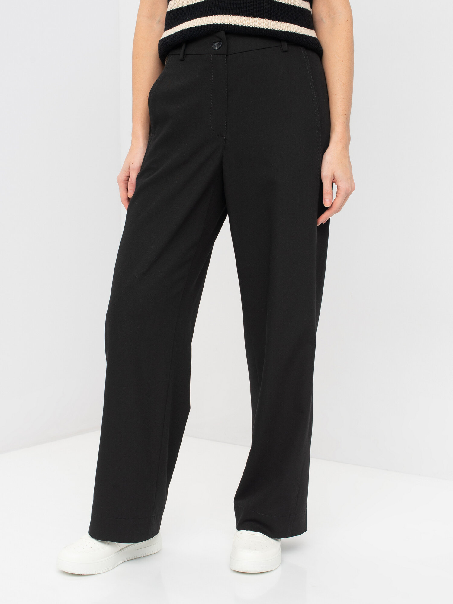 Брюки Taifun by Gerry Weber Осень-зима 2022, размер 34, черный — фото 1