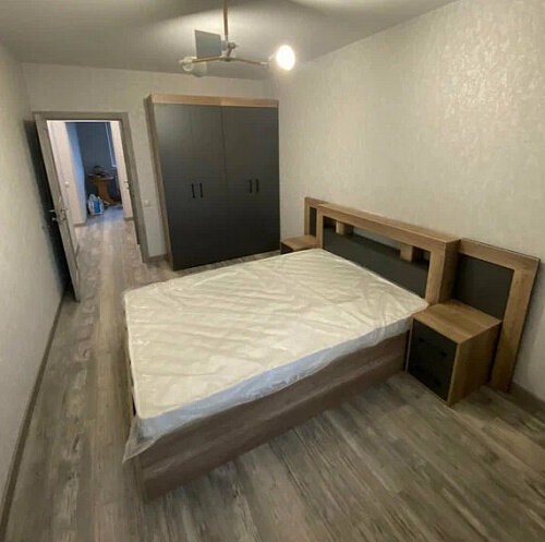 Спальный гарнитур (комплект из шкафа, кровати 160х200 см, комода, прикроватных тумб) БТС Мебель Прима — фото 1