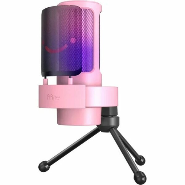 FIFINE A8T, розовый, проводной микрофон