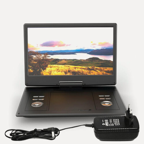 Изображение товара Портативное DVD с экраном DVB-T2 15 дюймов Eplutus EP=1404T (HDMI), мобильный DVD с экраном. Экран: 15" (37,5 см), цветной, TFT-LCD.