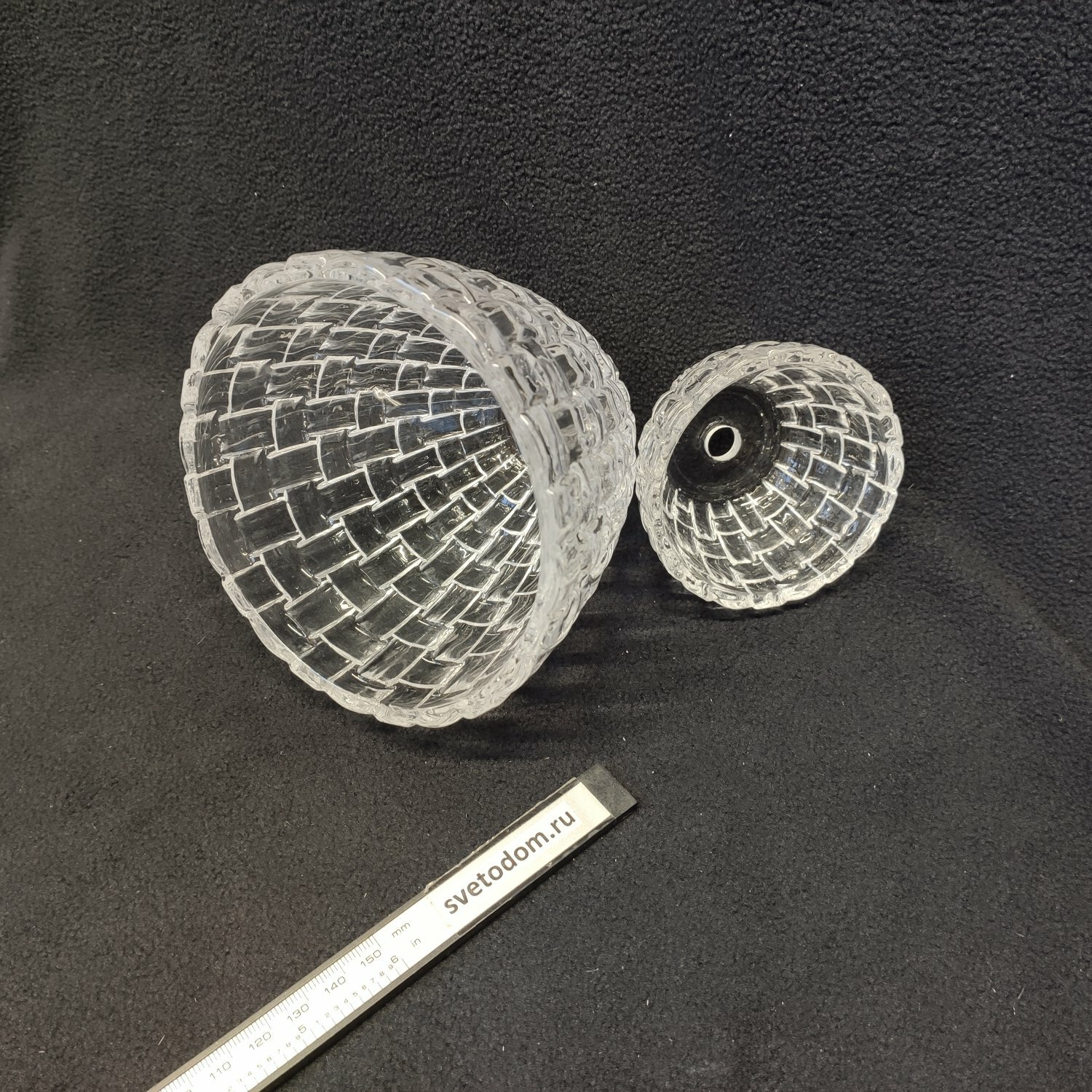 Плафон стекло большое+малое 120*105мм E14 Lumion 3704 JACKIE