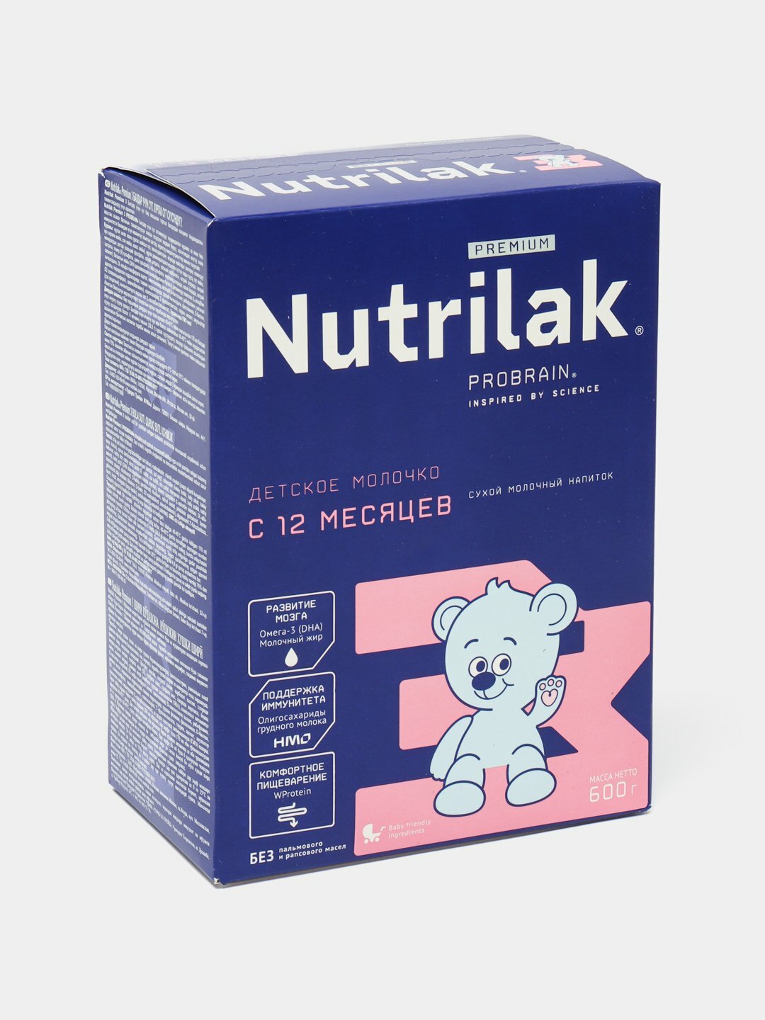 Детский сухой молочный напиток Nutrilak Premium 3, 12+ мес 600 гр