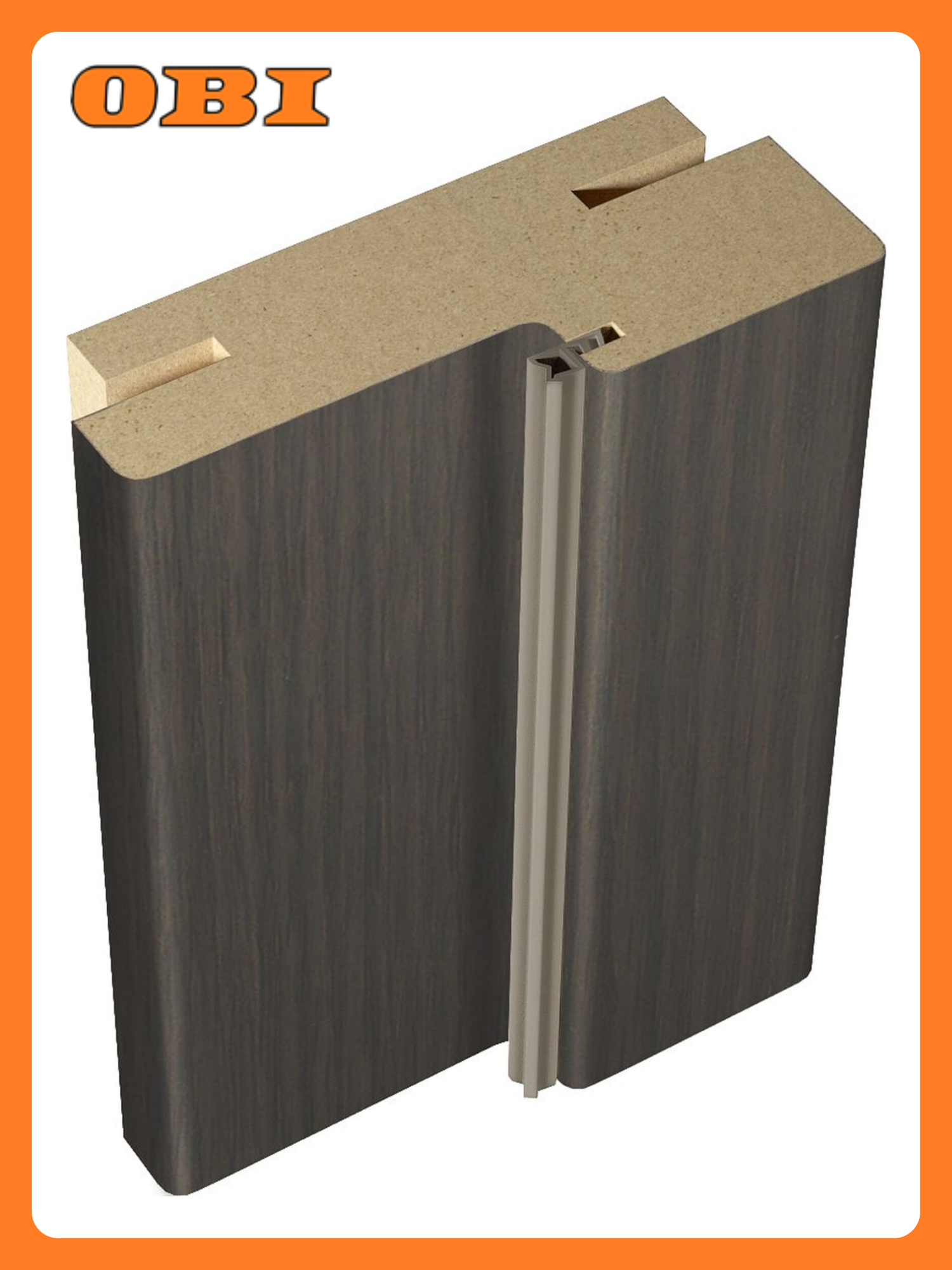 Дверная коробка Дакота телескопическая Черное дерево 30х2100 мм 25 шт