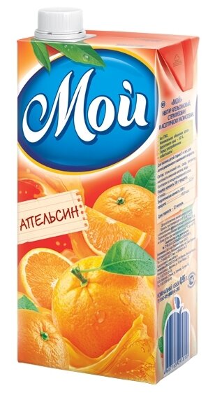 ТМ "МОЙ" Нектар апельсиновый, 0,95 л - фотография № 1