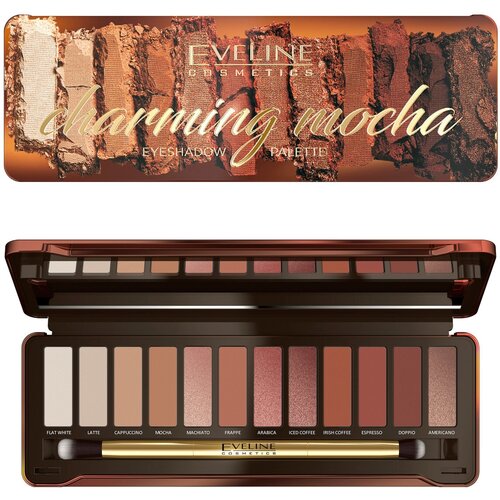 Палетка теней для век Eveline Charming Mocha Eyeshadow Palette 2646₽