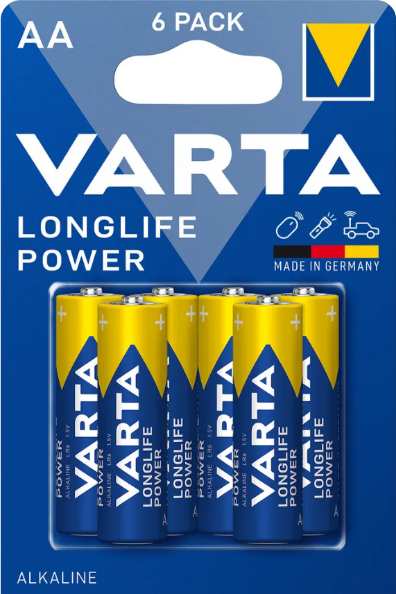 Батарейка VARTA LONGLIFE Power AA