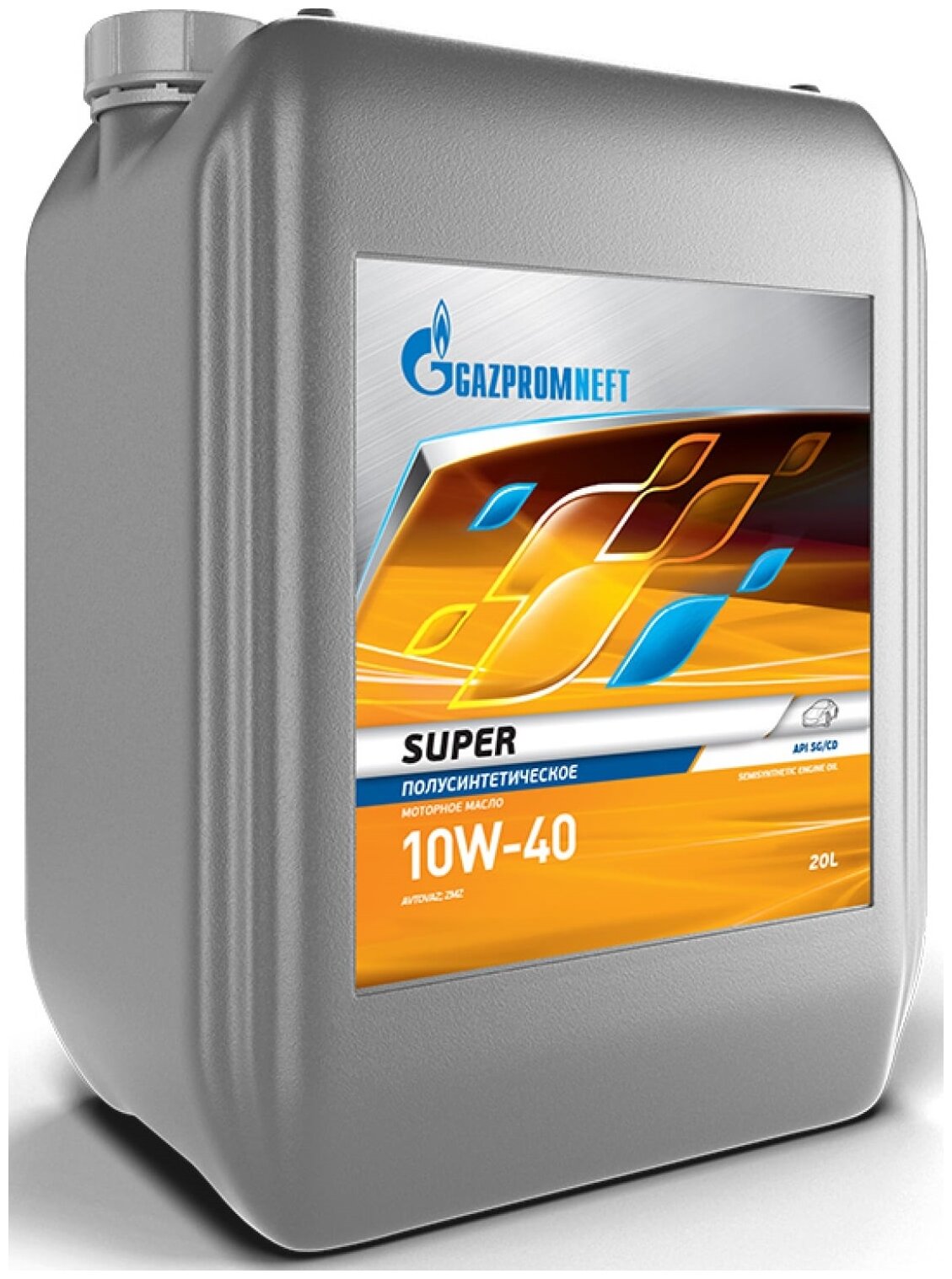 Полусинтетическое моторное масло Газпромнефть Super 10W-40, 20 л