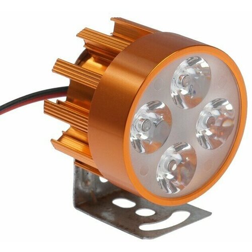 Фара cветодиодная для мототехники 4 LED IP67 4 Вт направленный свет 765₽