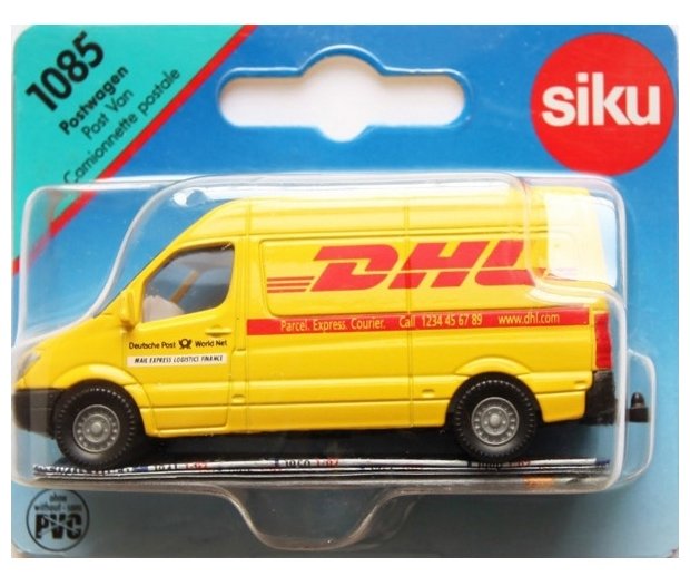 Масштабная модель SIKU Почтовый фургон DHL - фото №4