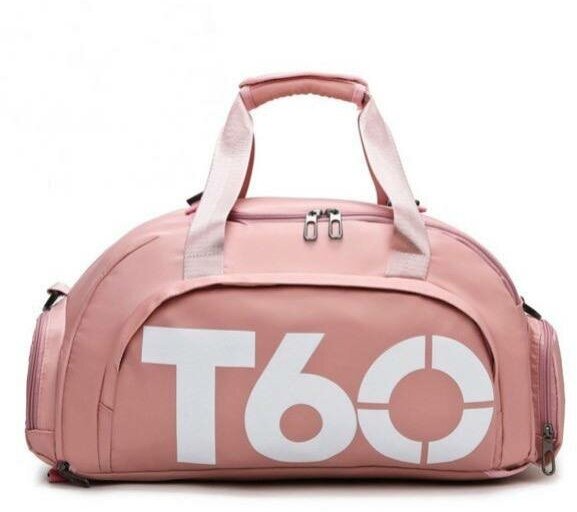 Спортивная сумка дорожный рюкзак 2В1, фиолетовая - фотография № 18