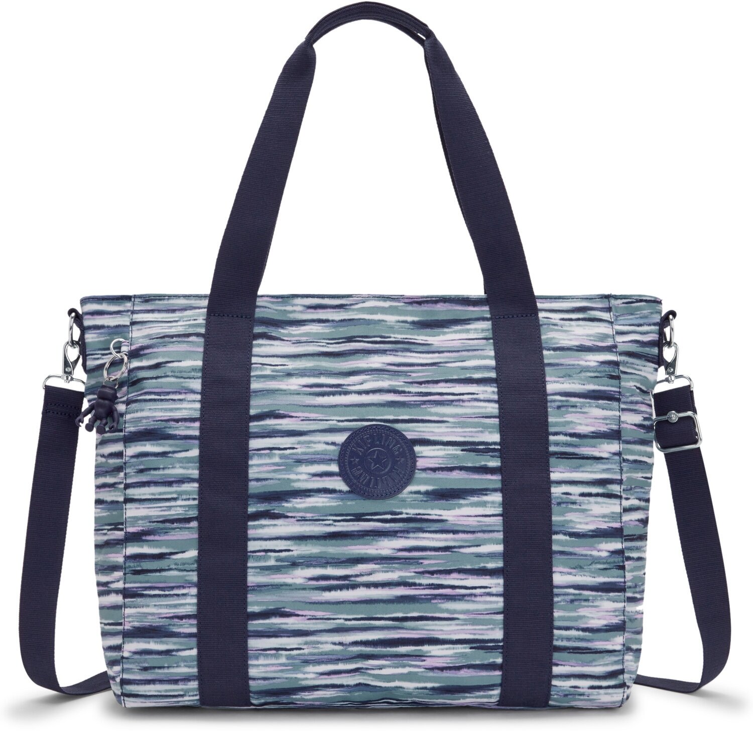 фото Сумка Kipling KI7417W66 Asseni Large Tote Bag *W66 Brush Stripes