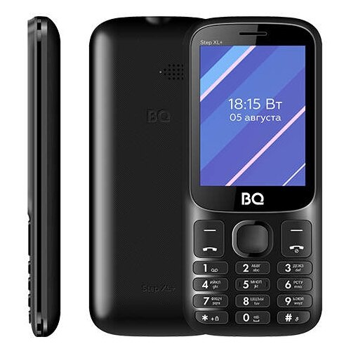 Телефон BQ 2820 Step XL+, черно-красный