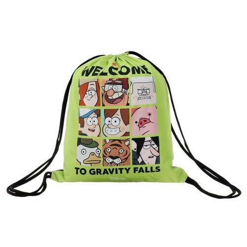 Gravity Falls Мешок для обуви 490 x 410 мм, с петлей Hatber 