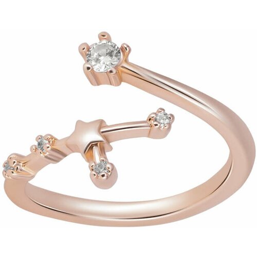 фото Кольцо otokodesign, безразмерное, бесцветный, золотой