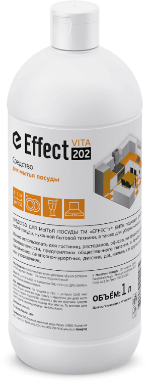 Effect Средство для мытья посуды Vita, 1 л