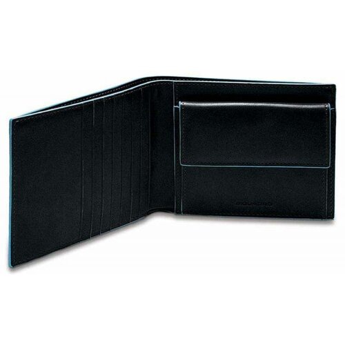 фото Кошелек мужской piquadro blue square, кожа натуральная, черный [pu1239b2r/n]