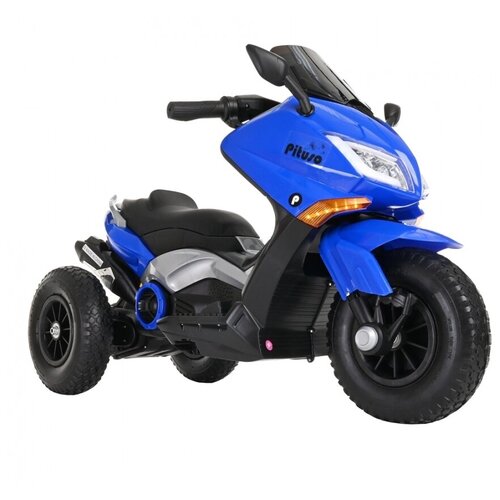 Детский электро-мотоцикл 6V 9188 надувные колеса Blue/синий Детский электромотоцикл электроквадроцикл детский электро-трицикл электромобиль подарок для детей для мальчиков для девочек