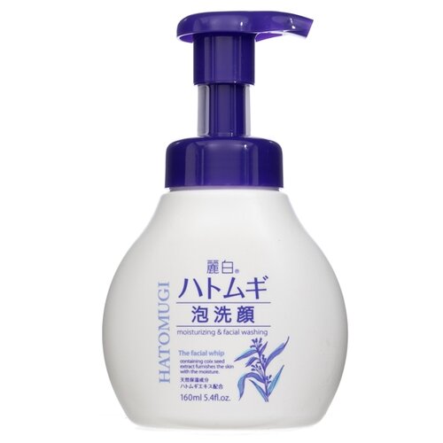 KUMANO пенка очищающая Urarashiro Hatomugi Facial Whip, 160 мл, 200 г