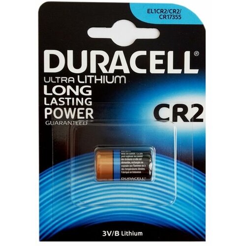 Батарейка DURACELL HIGH POWER LITHIUM CR2, 3 В BL1 батарейка smartbuy cr123a bl1 lithium 3v