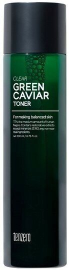 Увлажняющий тонер для лица Tenzero Clear Green Caviar Toner