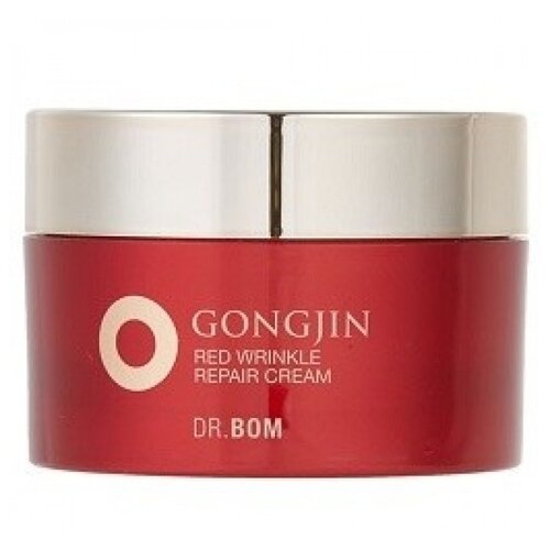 Dr. Bom Gongjin Red Wrinkle Repair Cream Омолаживающий крем для лица с растительным экстрактом и экстрактом оленьих рогов, 50 г