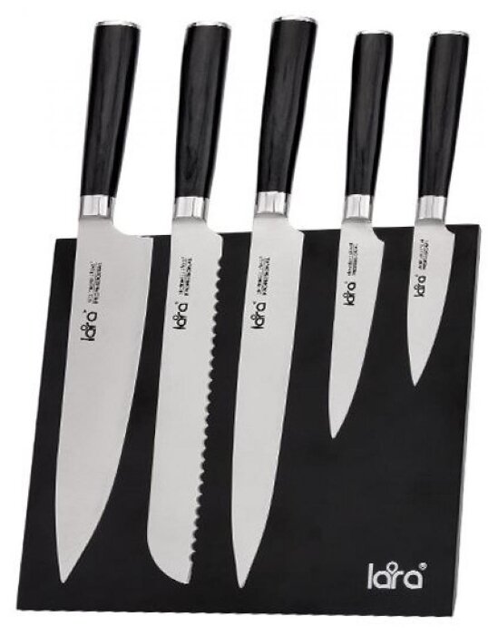 Набор LARA 5 ножей с подставкой