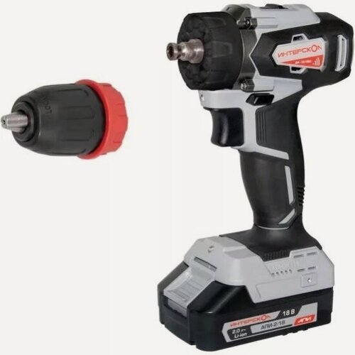 Изображение товара Дрель-шуруповерт аккумуляторная Интерскол ДА-13/18ВК Комби 575.2.2.77