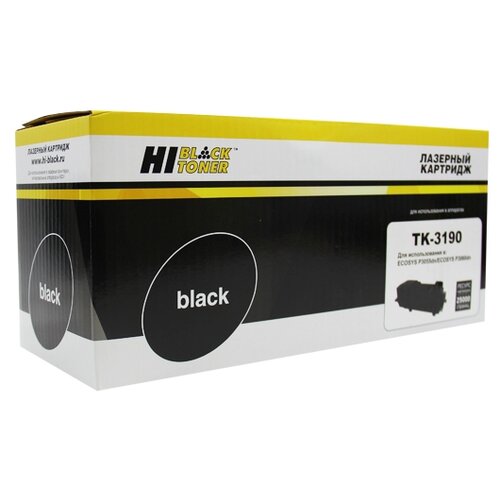 Картридж Hi-Black HB-TK-3190, 25000 стр, черный тонер картридж kyocera tk 3190 черный 25000стр для kyocera ecosys p3055dn ecosys p3060dn