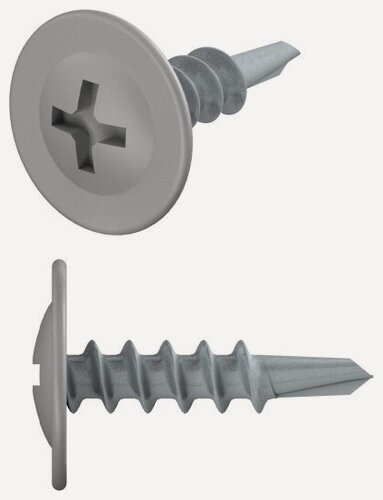 Изображение товара Саморез 4.2х19 мм с прессшайбой, цинк, со сверлом, RAL 7004 150 шт, STARFIX цвет сигнальный серый SMP1-87305-150