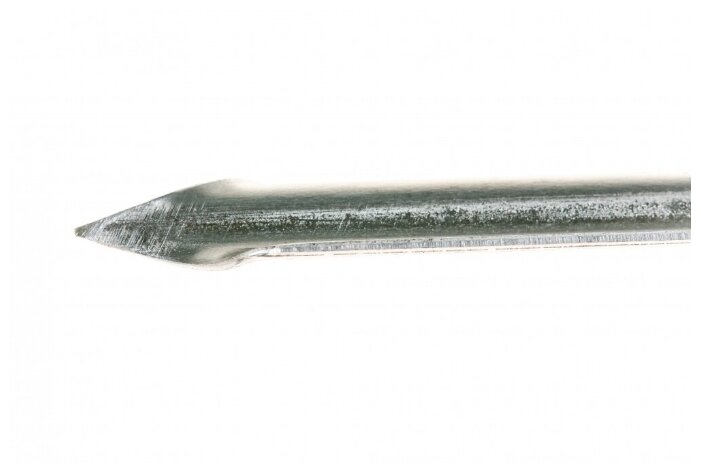 Шампур из нержавеющей стали с 2мя рёбрами жёсткости 57 см 10 штук - фотография № 3