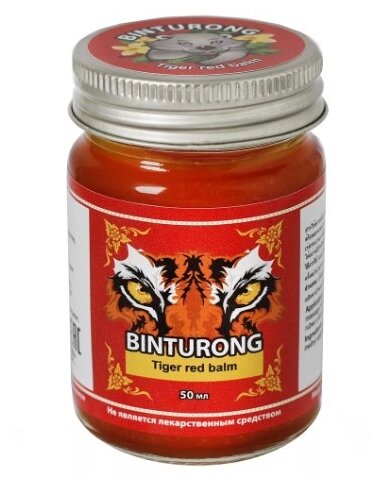 Бальзам BINTURONG Красный тигр, 50 г, 50 мл