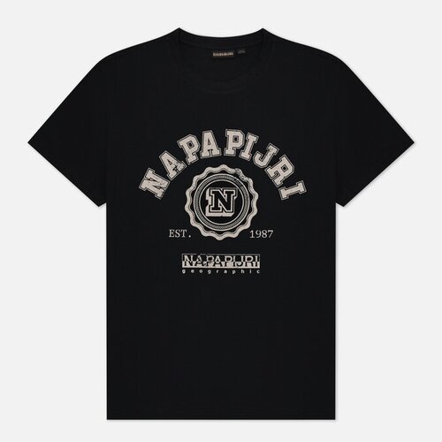 Мужская футболка Napapijri S-Quito чёрный, Размер S