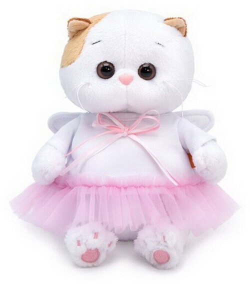 Мягкая игрушка BUDI BASA Кошка Ли-Ли BABY в платье Ангел 20 см