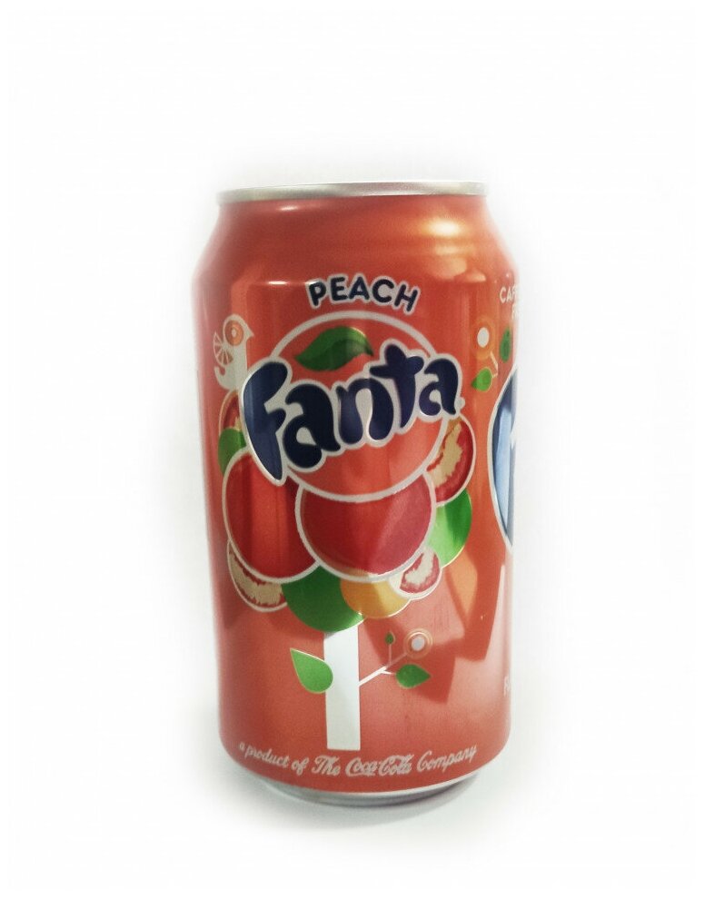 Fanta Газированный напиток Персик, 355 мл