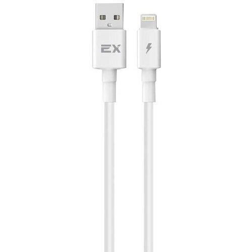 Кабель Exployd EX-K-1151, Lightning - USB, 2 А, 1 м, белый, 2 штуки