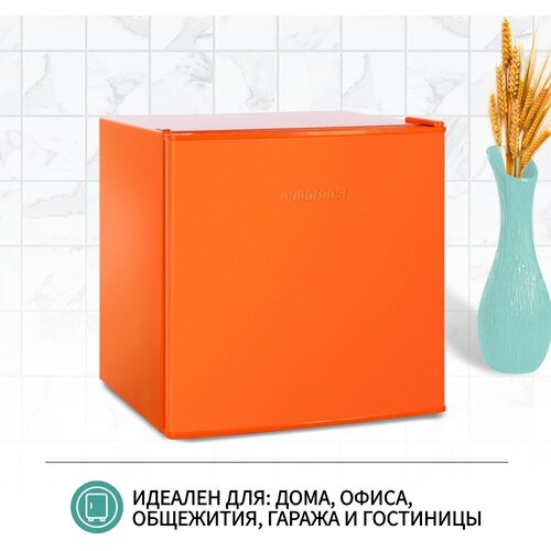 Однокамерный холодильник NORDFROST NR 506 Or оранжевый матовый 1109000₽