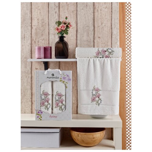 фото Полотенце waltz цвет: кремовый (50х90 см,70х140 см) oran merzuka