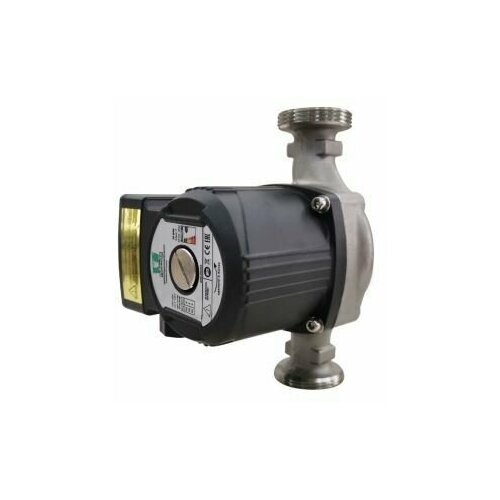 Циркуляционный насос GRS-SS25/6 PUMPMAN нерж, Pmax-100Вт, Hmax-6м, Qmax-55л/мин, 180мм, с гайками и кабелем