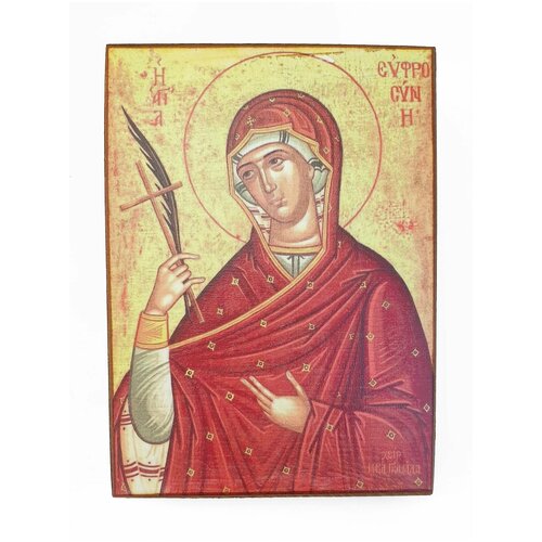 Икона Ефросиния, размер иконы - 10х13 икона августин размер иконы 10х13