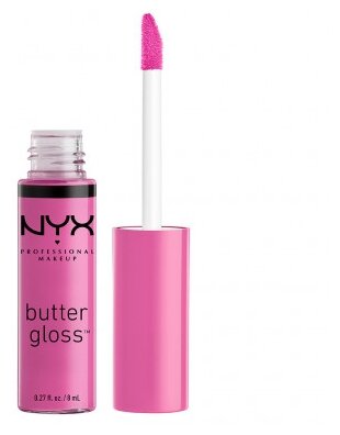 NYX professional makeup Блеск для губ Butter Gloss, 26 Cotton Candy