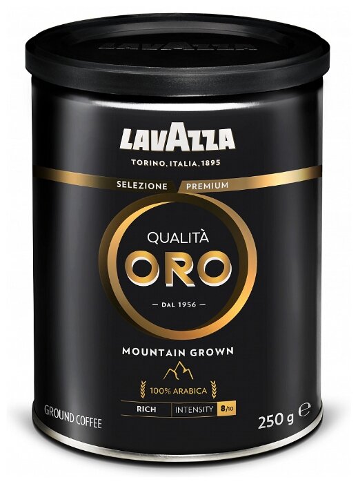 Кофе молотый Lavazza Qualita Oro Mountain Grown жестяная банка