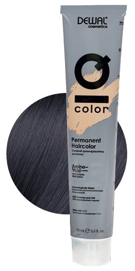 BLUE Краситель перманентный IQ COLOR, 90 мл DEWAL Cosmetics MR-DCBLUE