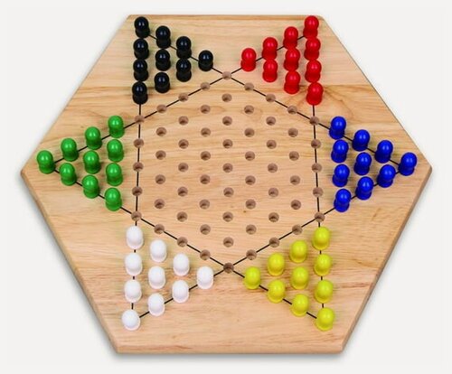 Изображение товара Настольная игра Viga Китайские шашки, дерево 56143