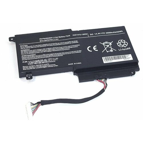 Аккумулятор для ноутбука Amperin для Toshiba L55 5107 (PA5107U-1BRS) 14.4V 43Wh OEM черная аккумуляторная батарея для ноутбука toshiba l55 5107 pa5107u 1brs 14 4v 43wh oem черная
