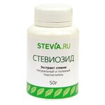 Stevia.ru Сахарозаменитель стевиозид коэффициент сладости 125 порошок - изображение