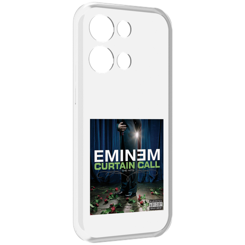 Чехол MyPads Eminem CURTAIN CALL, THE HITS для OPPO Reno8 Pro задняя-панель-накладка-бампер чехол mypads eminem curtain call the hits для honor 70 pro 70 pro plus задняя панель накладка бампер