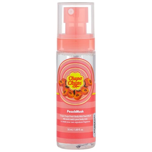 Мист для тела Chupa Chups отшелушивающий PeachMusk Персик-мускус, 50 мл