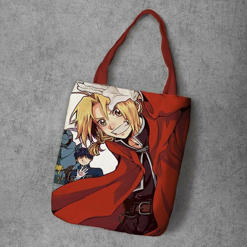 фото Сумка шоппер anime dakimakura, фактура рельефная, мультиколор