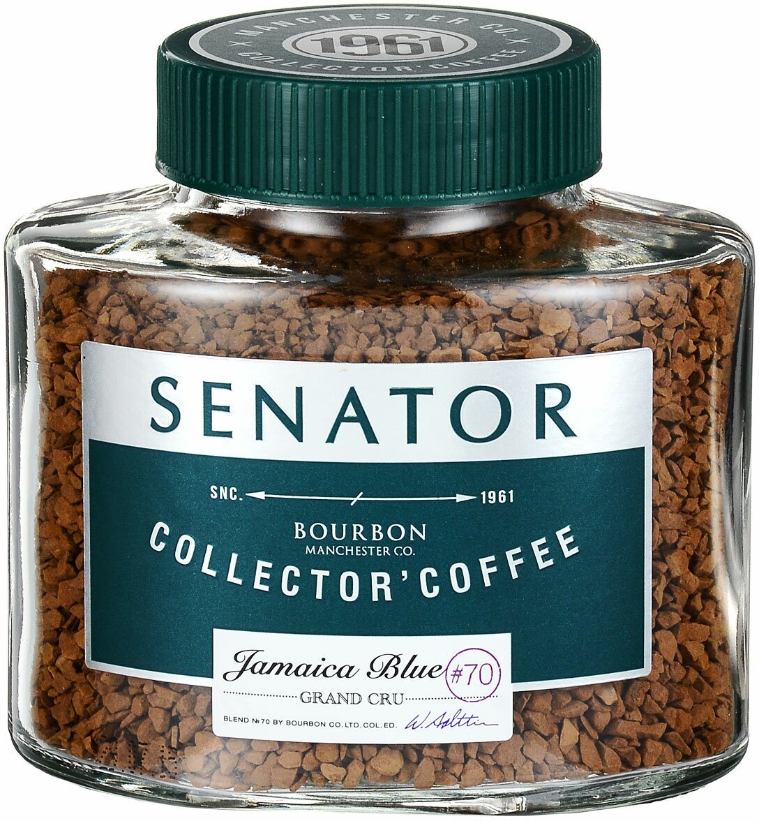 Кофе Senator Jamaica Blue растворимый, 90 г